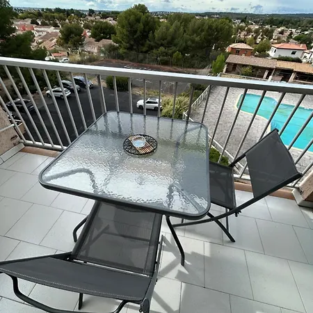 Appartement Bleu Horizon Climatise Piscine Parking